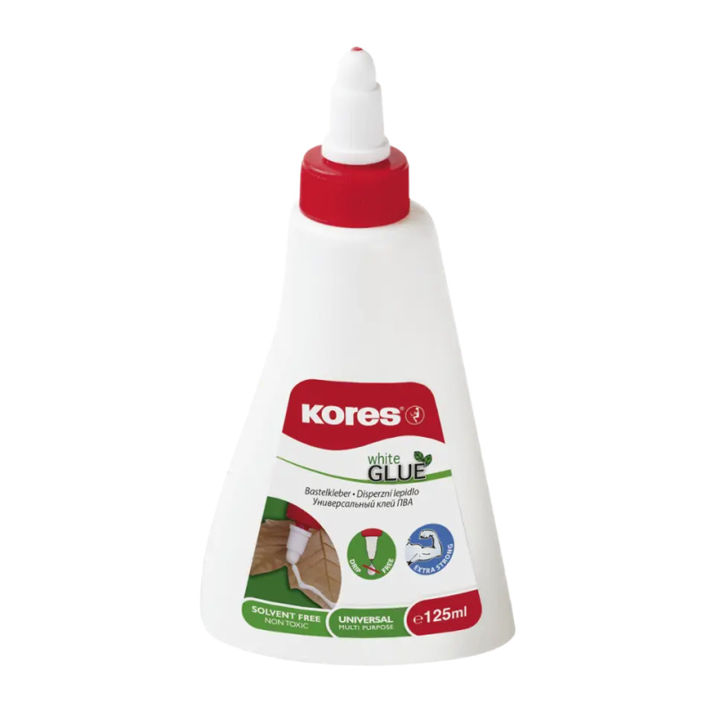 Tekuté lepidlo Kores White Glue - 125 ml