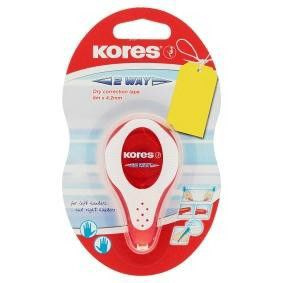 KORES Korekční strojek 2 Way Pastel 4,2mm 1ks (mix)