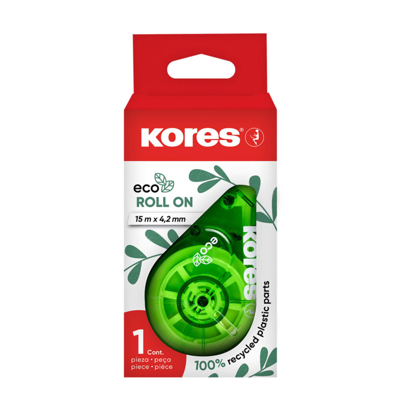 Korekční strojek Kores Roll-on Eco 4,2 mm x 15 m Kores