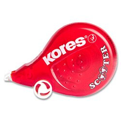 Korekční strojek Kores Scooter 4,2 mm x 8 m, červený