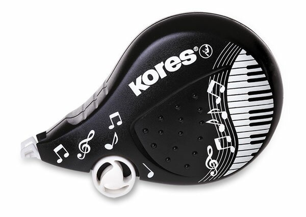 Korekční strojek Kores Scooter B&W, 4,2 mm, 8 m