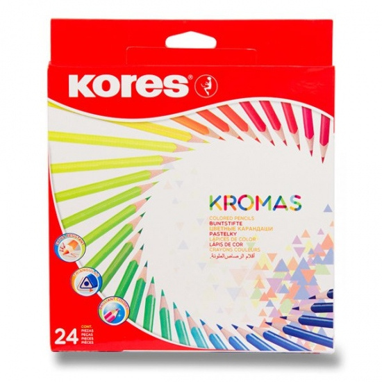 Pastelky Kromas 24 barev Kores