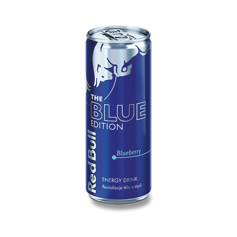 Red Bull Blue - energetický nápoj - 0,25 l