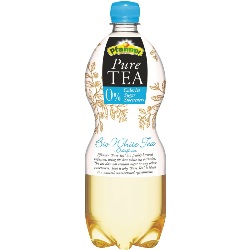 Pfanner BIO Pure Tea bílý čaj citron a bezový květ