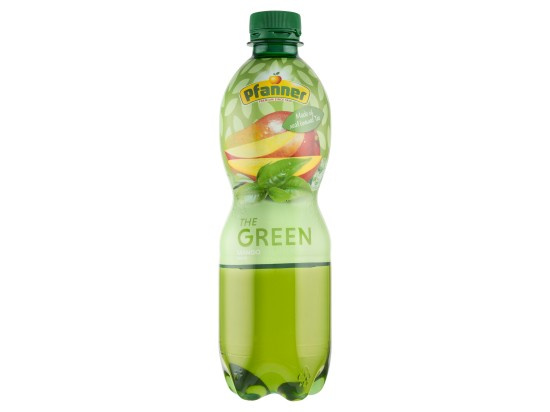 Pfanner Grüne Tee - zelený čaj s mangem, 0,5 l