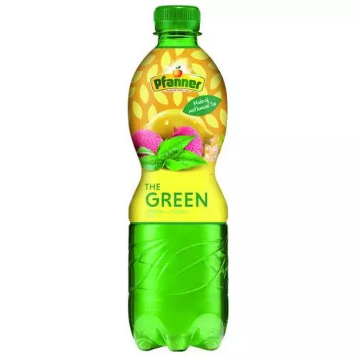 Pfanner Grüne Tee - zelený čaj - Lychee, 0,5 l
