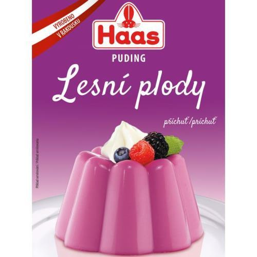 HAAS puding s příchutí lesní plody 37g