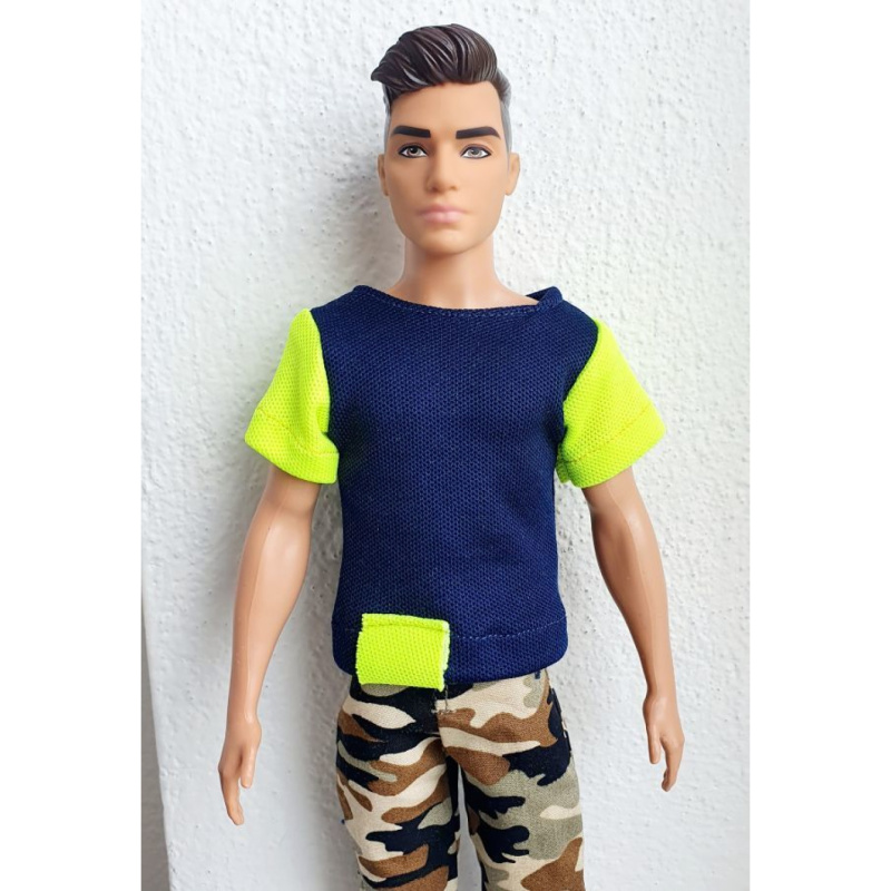 Lovedolls modrožluté tričko pro kena