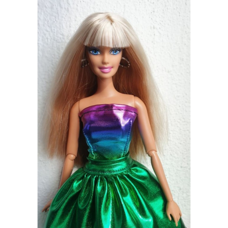 Lovedolls duhový lesklý top