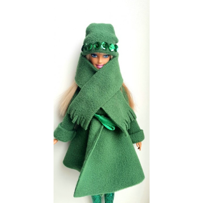 Lovedolls set čepice a šála zelená