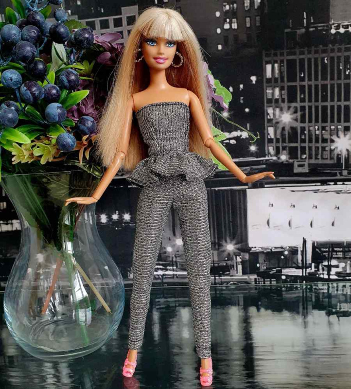 Lovedolls černostříbrná souprava