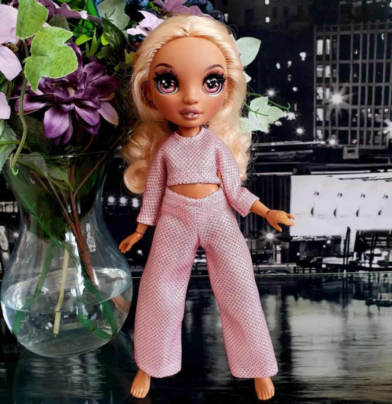 Lovedolls rainbow high růžový set