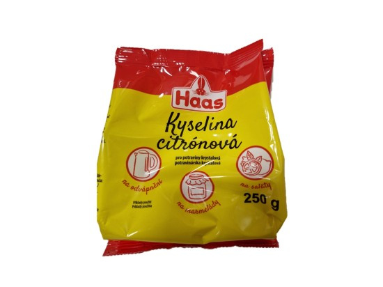 HAAS Kyselina citronová 250g