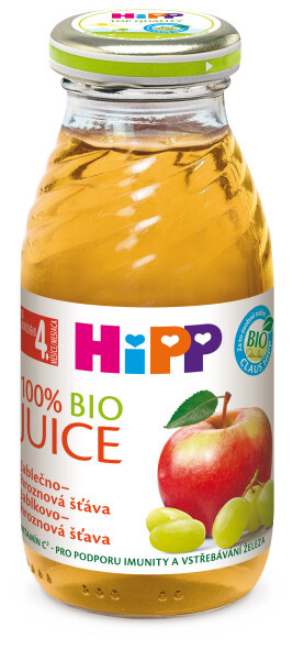 HIPP Šťáva Jablečno hroznová BIO 200 ml