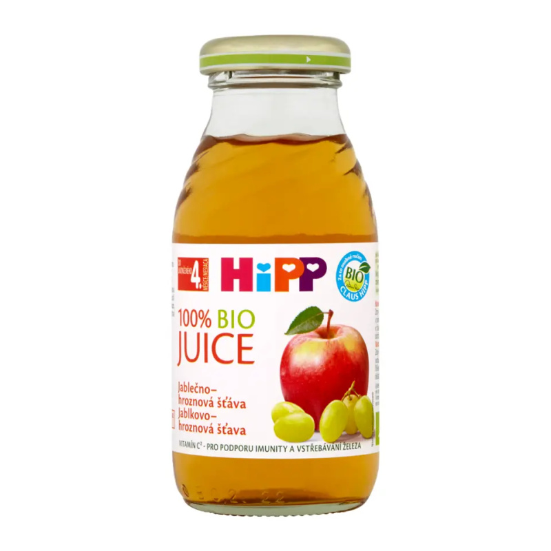HIPP Šťáva Jablečno hroznová BIO 200 ml