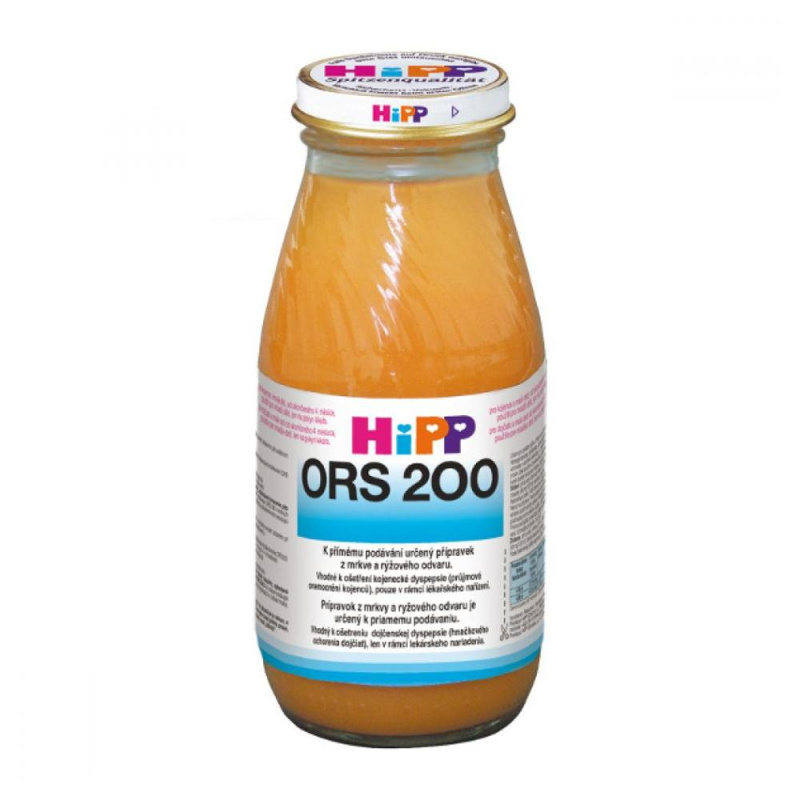HIPP ORS mrkvový rýžový odvar proti průjmu 200 ml