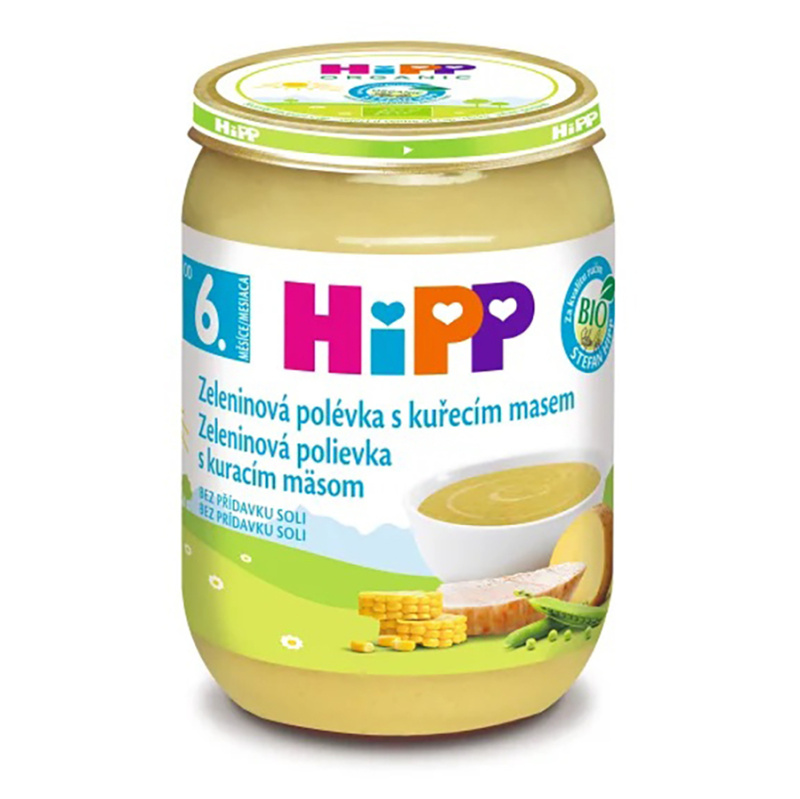 HIPP Polévka zeleninová s kuřecím BIO 190 g