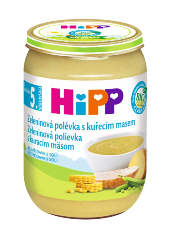 HIPP Polévka zeleninová s kuřecím BIO 190 g