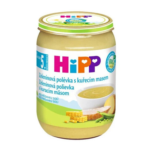 HIPP Polévka zeleninová s kuřecím BIO 190 g
