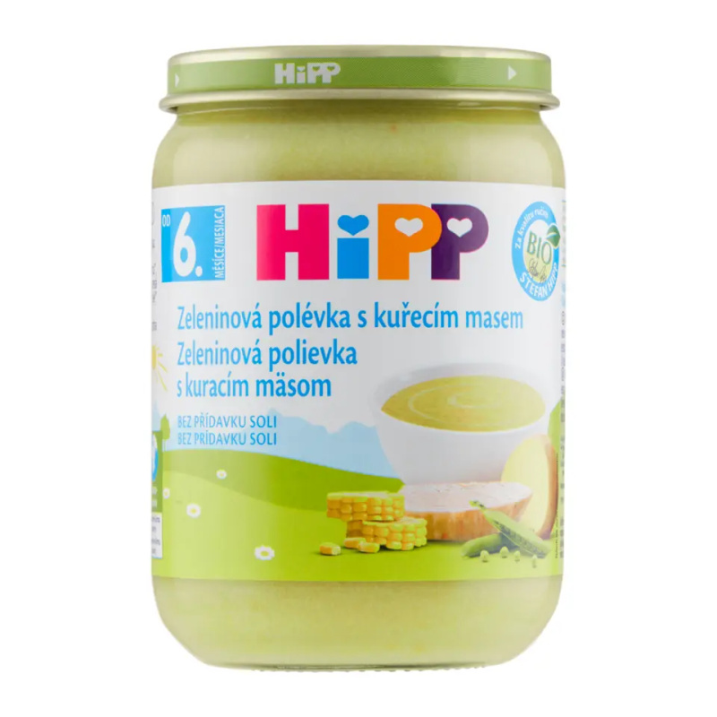 HIPP Polévka zeleninová s kuřecím BIO 190 g