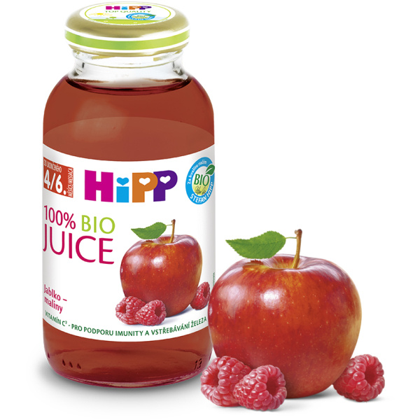 HIPP Šťáva Jablečno-malinová BIO 200 ml