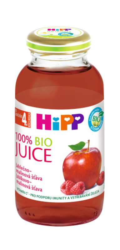 HIPP Šťáva Jablečno-malinová BIO 200 ml