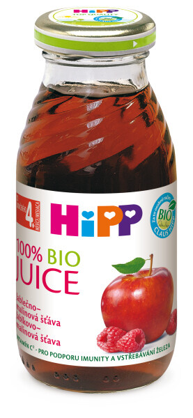 HIPP Šťáva Jablečno-malinová BIO 200 ml