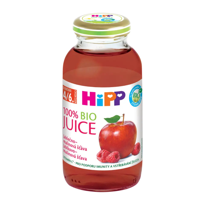 HIPP Šťáva Jablečno-malinová BIO 200 ml