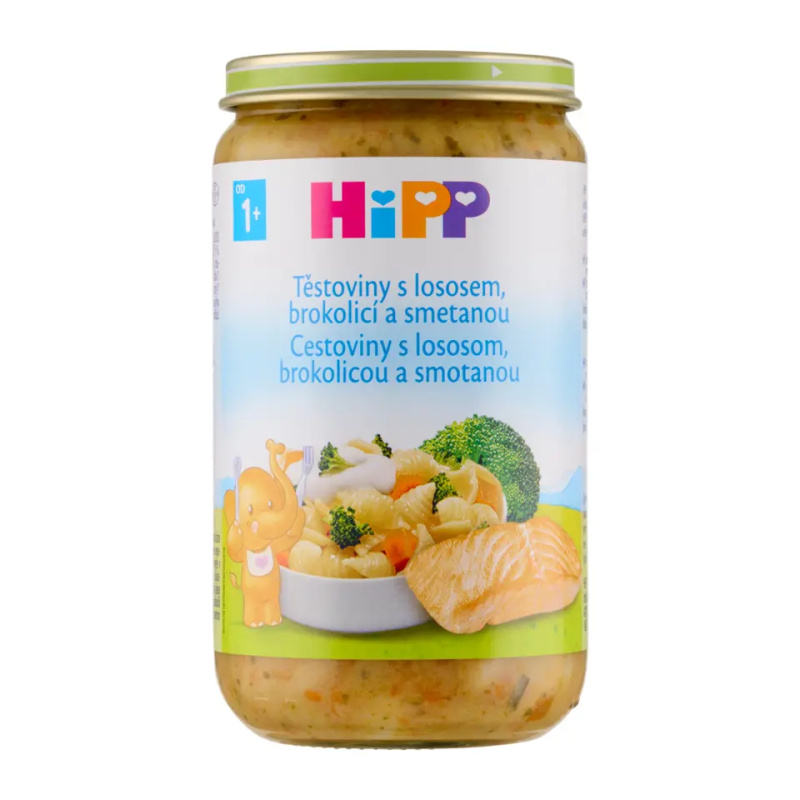 HIPP Těstoviny s brokolicí s lososem a smetanou BIO 250 g