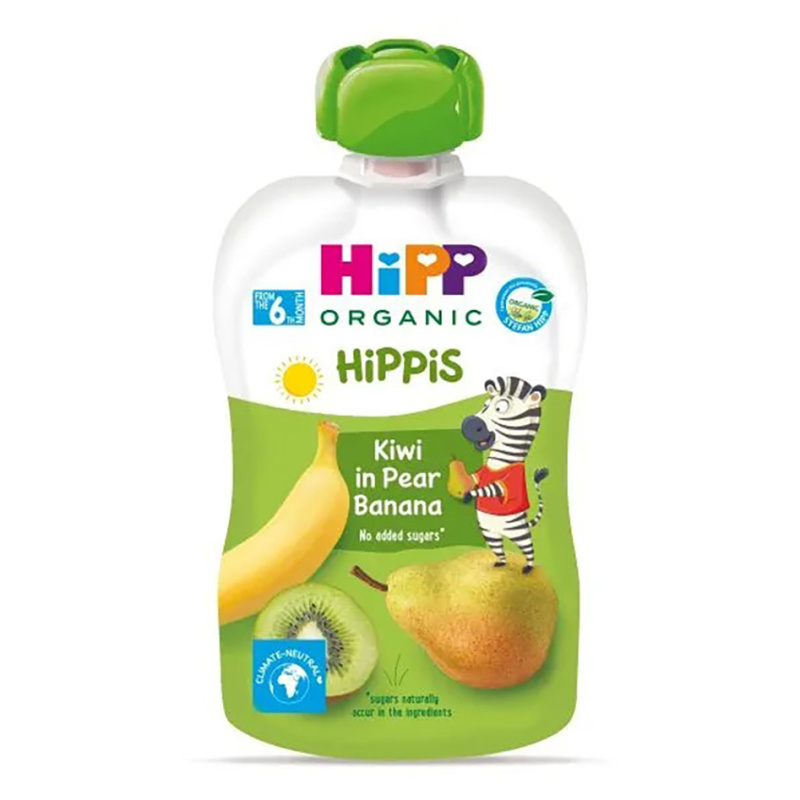 HIPP 100% ovoce hruška banán kiwi BIO 100 g