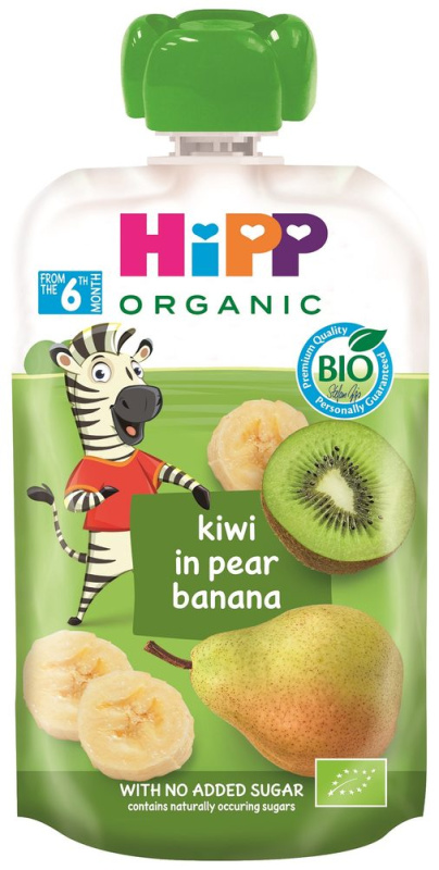 HIPP 100% ovoce hruška banán kiwi BIO 100 g