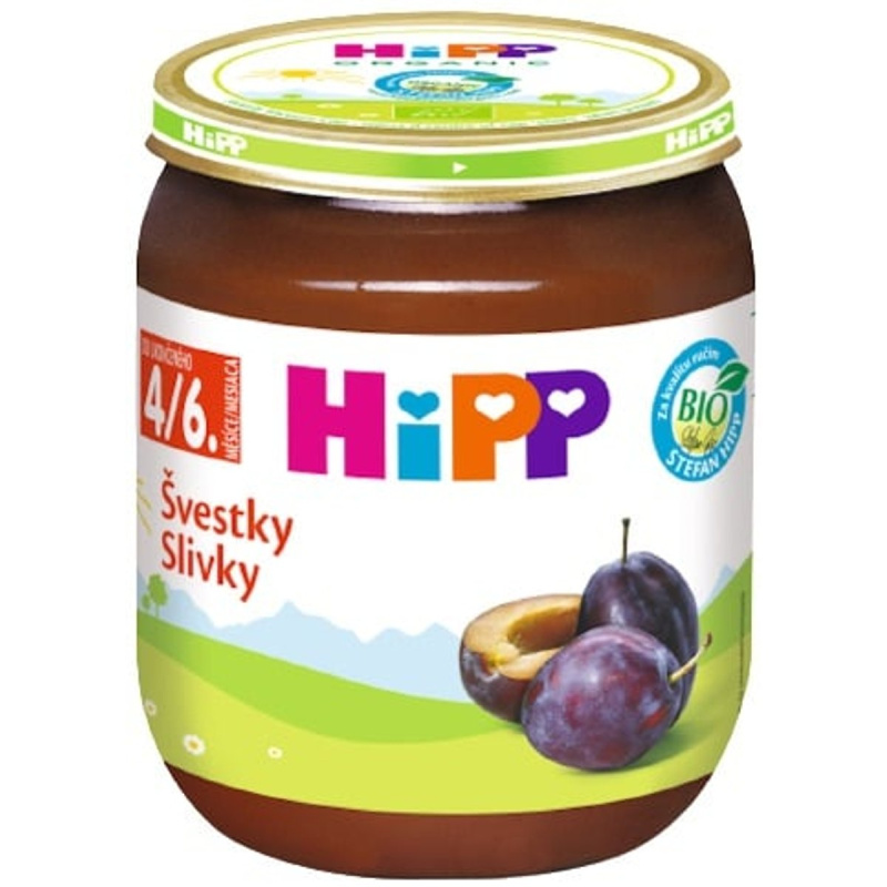 HiPP BIO Ovocný příkrm švestky