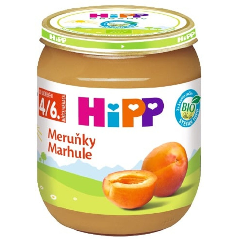 HiPP BIO Ovocný příkrm meruňky