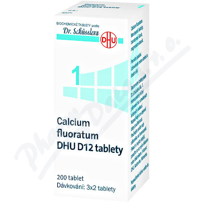 DR. SCHÜSSLERA Calcium fluoratum DHU D12 No.1 200 tablet