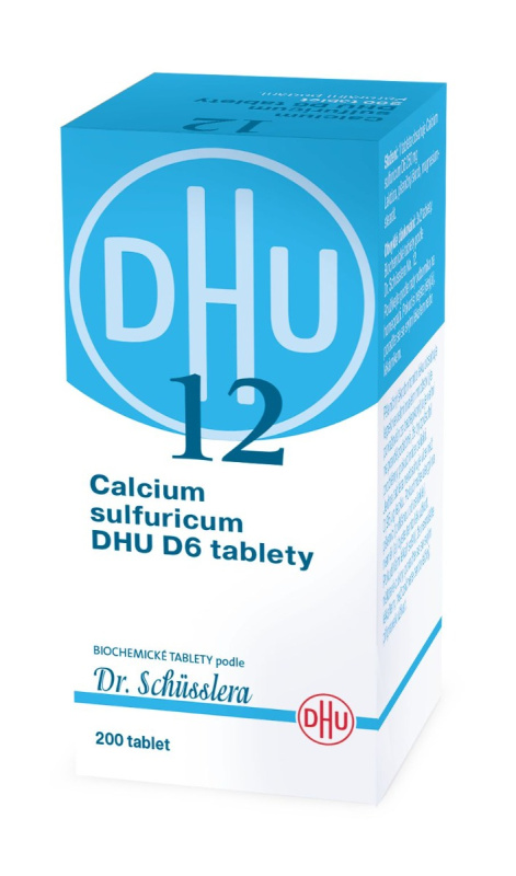 DR. SCHÜSSLERA Calcium sulfuricum DHU D6 No.12 200 tablet
