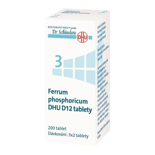 DR. SCHÜSSLERA Ferrum phosphoricum DHU D12 No.3 200 tablet