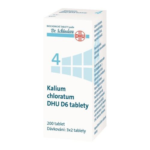 DR. SCHÜSSLERA Kalium chloratum DHU D6 No.4 200 tablet