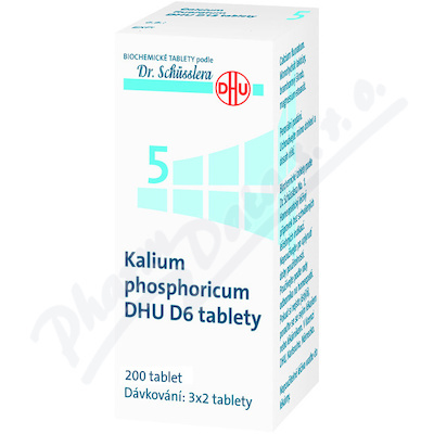 DR. SCHÜSSLERA Kalium phosphoricum DHU D6 No.5 200 tablet