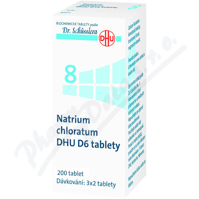 DR. SCHÜSSLERA Natrium chloratum DHU D6 No.8 200 tablet