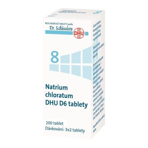 DR. SCHÜSSLERA Natrium chloratum DHU D6 No.8 200 tablet