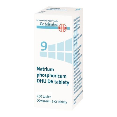 DR. SCHÜSSLERA Natrium phosphoricum DHU D6 No.9 200 tablet