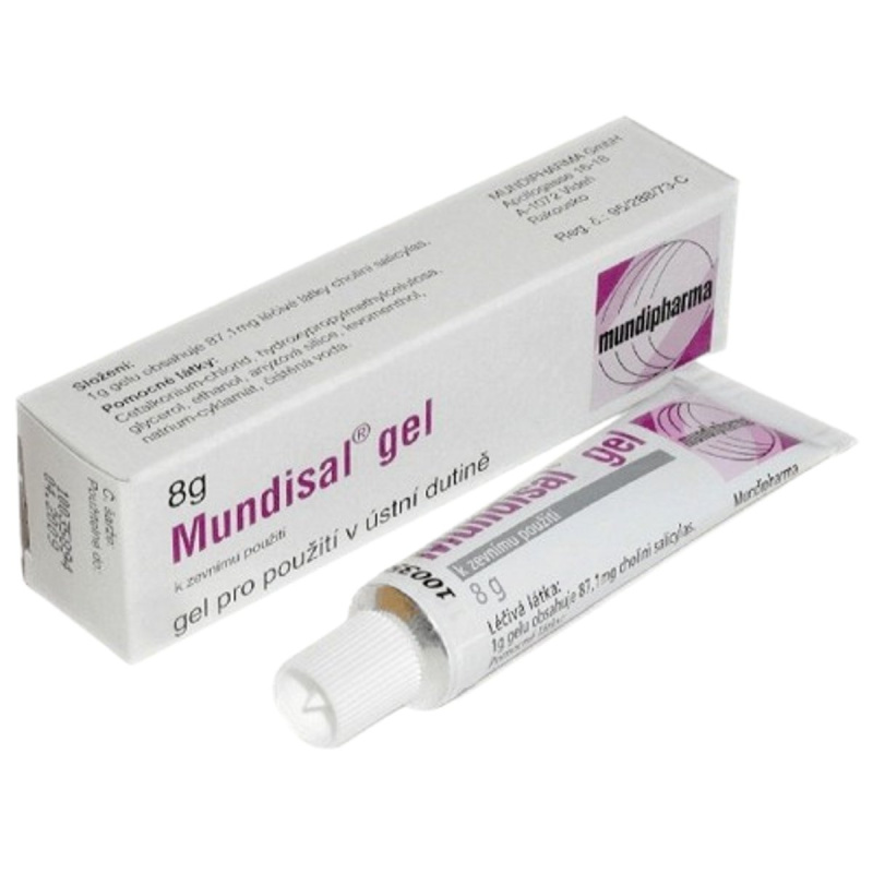 MUNDISAL 87,1MG/G Orální gel 1X8G