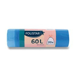 Folistar - zatahovací pytle na odpadky - 60 l, 20 ks, 16 mikronů