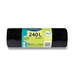 Folistar - pytle na odpadky - 240 l, 10 ks, 62 mikronů