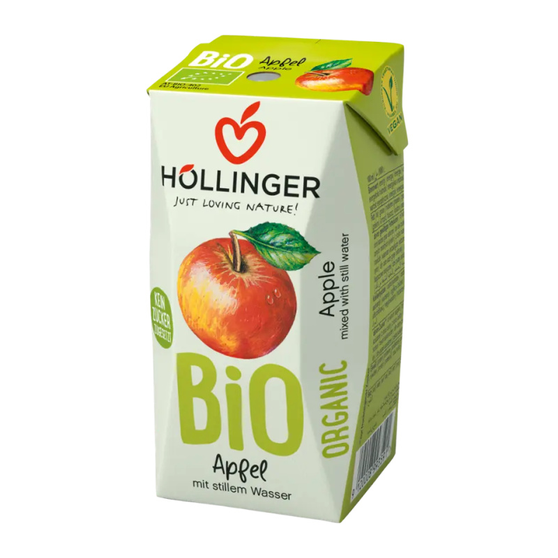 Höllinger BIO Jablečný džus s vodou Jablko 200 ml
