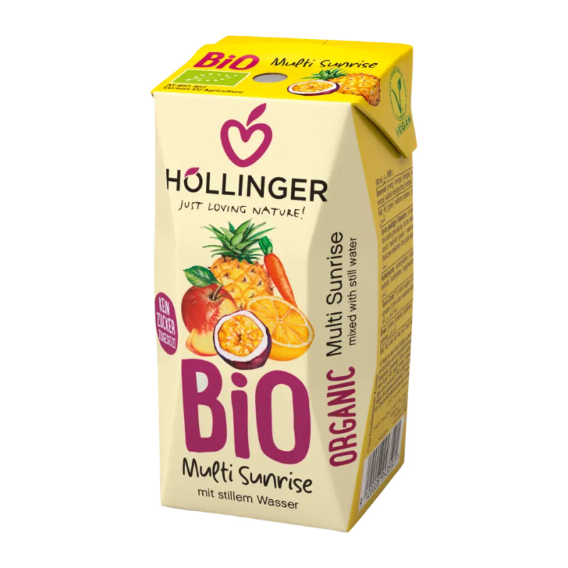 Höllinger BIO Multivitamín džus s vodou 200 ml