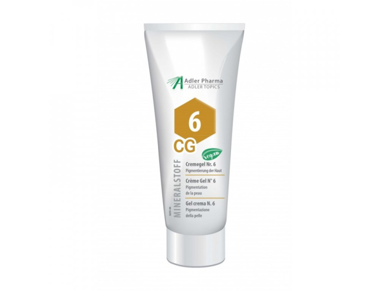 Adler Pharma Adler Topics Krémgel Nr. 6 Kalium sulfuricum na pigmentové skvrny Objem: 50 ml