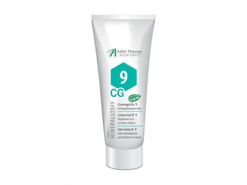 Adler Pharma Adler Topics Krémgel Nr. 9 Natrium phosphoricum na problematickou pleť Objem: 200 ml