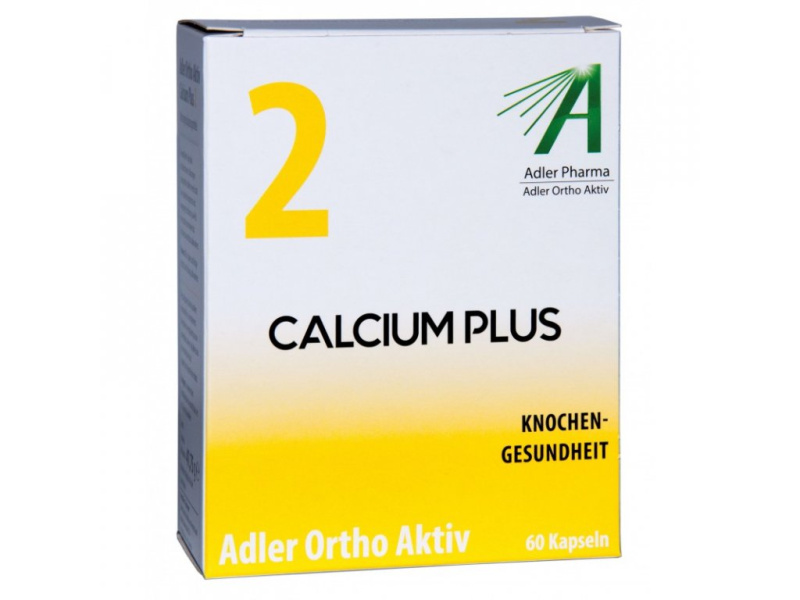 Adler Pharma Adler Ortho Aktiv Nr. 2 Calcium Plus, 60ks
