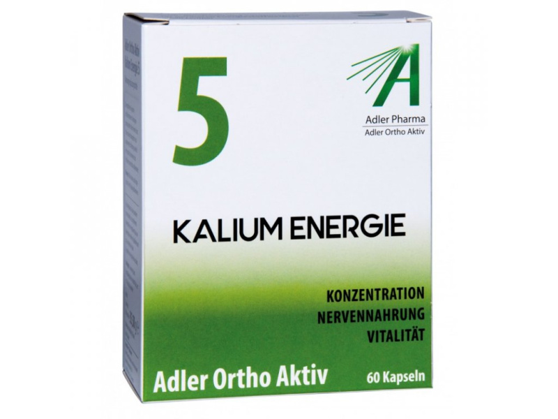 Adler Pharma Adler Ortho Aktiv Nr. 5 Kalium Energie, 60ks